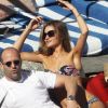 Jason Statham et Rosie Huntington-Whiteley à Miami le 30 décembre 2011