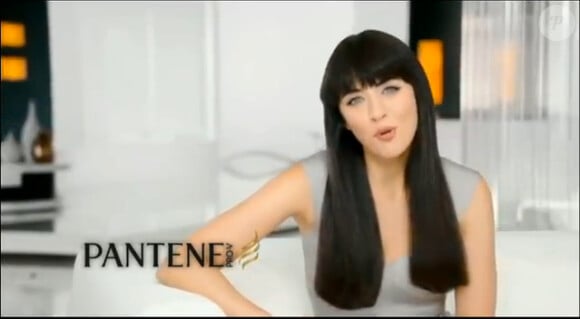 Nolwenn Leroy dans la publicité pour la marque de shampoing Pantene