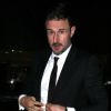David Arquette sort diner au restaurant Madeo avec sa compagne Christina McLarty à Los Angeles, le 30 décembre 2011.