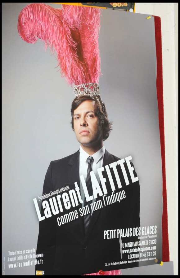 Laurent Lafitte, spectacle Comme son nom l'indique au Petit Palais des Glaces, le 1er décembre 2008.