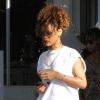Rihanna, sexy dans un mini short Alexander Wang à Miami, le 31 décembre 2011.