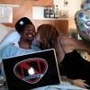 Mariah Carey, au chevet de son époux Nick Cannon, hospitalisé, le 6 janvier 2012.