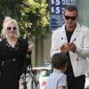 Gwen Stefani, Gavin Rossdale et leurs enfants Kingston et Zuma accompagnés de la nounou le 7 janvier 2012 à Los Angeles