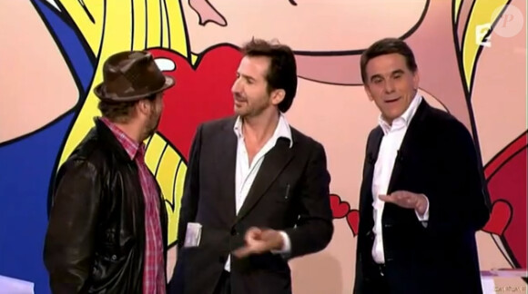 Edouard Baer et Philippe Duquesne s'invitent sur le plateau des Zamours, le 12 janvier 2012