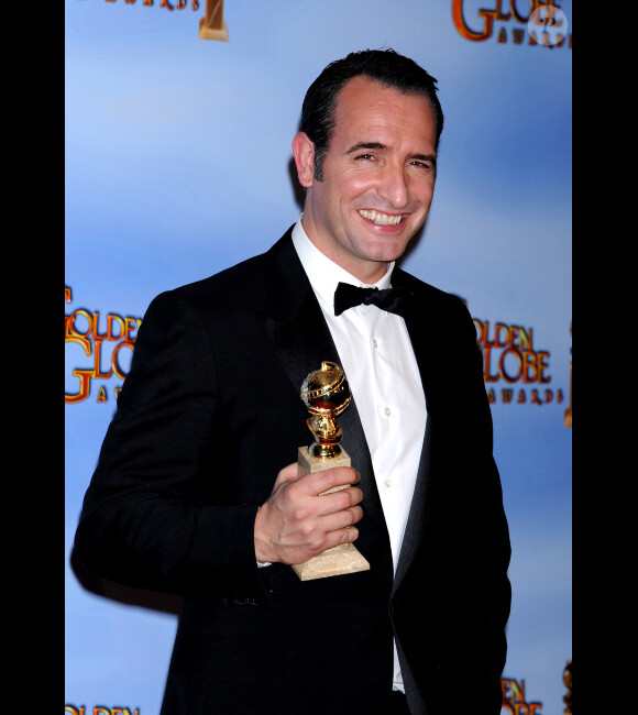 Jean Dujardin lors des Golden Globe Awards à Beverly Hills le 15 janvier 2012