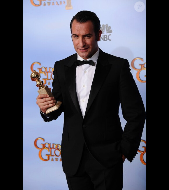 Jean Dujardin lors des Golden Globe Awards à Beverly Hills le 15 janvier 2012
