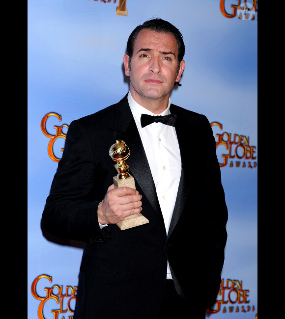 Jean Dujardin lors des Golden Globe Awards à Beverly Hills le 15 janvier 2012