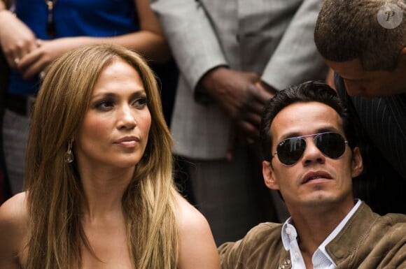 Marc Anthony et Jennifer Lopez en juin 2010