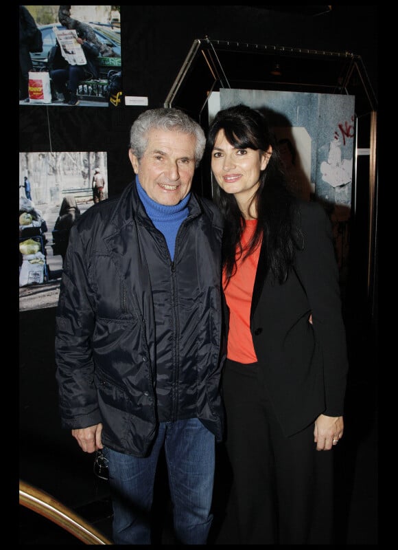 Claude et Valérie Perrin au Ciné 13 Théâtre, à Paris. Janvier 2012