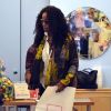 Kelly Rowland achète un body Bob Marley pour la petite Ivy Blue Carter, la fille de Beyoncé et Jay-Z, le 9 janvier 2012 à New York