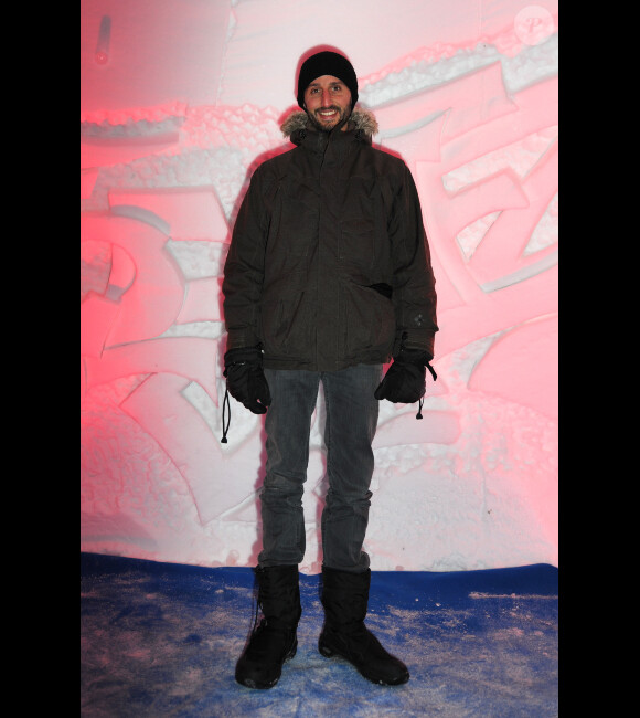 Arié Elmaleh lors d'une soirée montagnarde dans un igloo pendant le festival du film de comédie de l'Alpe d'Huez, le 18 janvier 2012