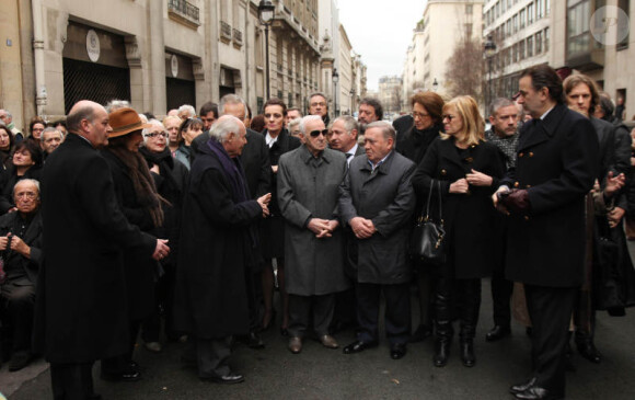 Obsèques de Rosy Varte, en l'église arménienne à Paris, le 19 janvier 2012