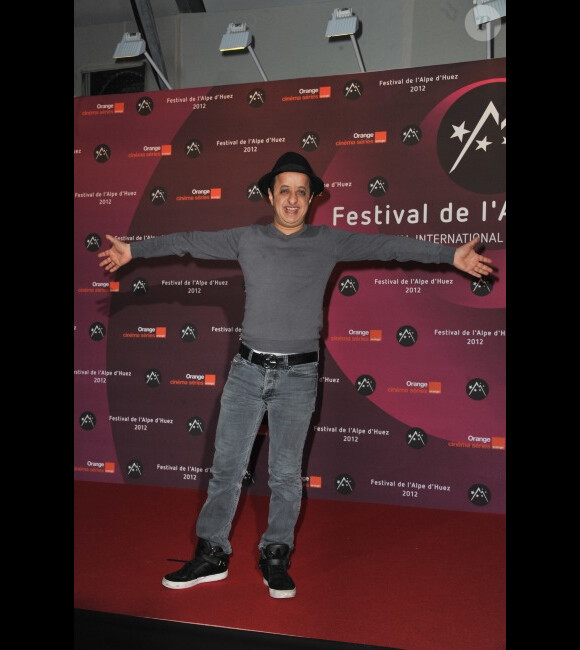 Bouder lors du 15e Festival du film de comédie de l'Alpe d'Huez le 20 janvier 2012