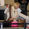 Katherine Heigl à l'aéroport de Los Angeles, le 21 janvier 2012.