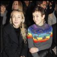  Colette Rousseau, fondatrice du concept-store  Colette  et sa fille Sarah Lerfel au défilé Lanvin à Paris, le 22 janvier 2012. 