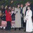  La princesse Caroline et sa fille la princesse Alexandra se sont jointes au prince Albert et à la princesse Charlene pour les célébrations de Sainte-Dévote. 
 Au soir du 26 janvier 2012, comme chaque année, le prince Albert II de Monaco et des membres de la famille princière monégasque ont embrasé la barque commémorant la légende de Sainte-Dévote et honorant le lien entre la principauté et sa sainte-patronne. 