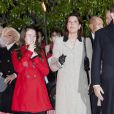  La princesse Caroline et sa fille la princesse Alexandra se sont jointes au prince Albert et à la princesse Charlene pour les célébrations de Sainte-Dévote. 
 Au soir du 26 janvier 2012, comme chaque année, le prince Albert II de Monaco et des membres de la famille princière monégasque ont embrasé la barque commémorant la légende de Sainte-Dévote et honorant le lien entre la principauté et sa sainte-patronne. 