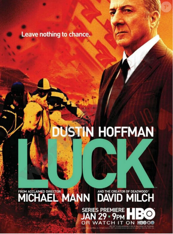Affiche de Luck, série avec Dustin Hoffman