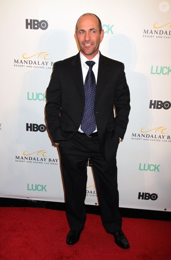Gary Stevens lors de l'avant-première de Luck à Las Vegas le 26 janvier 2012