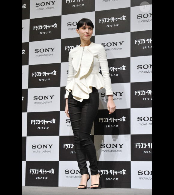 Rooney Mara, le 31 janvier 2012 à Tokyo.