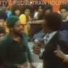 Don Cornelius et Marvin Gaye sur le plateau de l'émission Soul Train