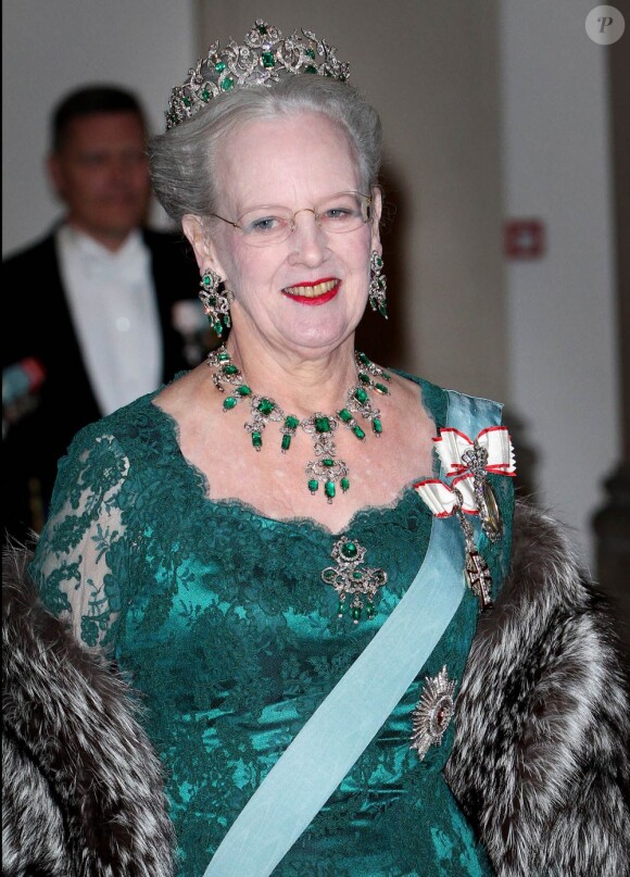 La reine Margrethe, dans le cadre du jubilé de ses 40 ans de règne, était à nouveau à l'honneur le 1er février 2012, avec un dîner de gala au palais de Christiansborg.