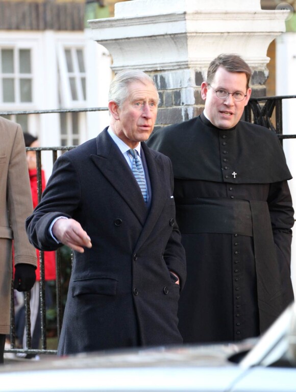 Le prince Charles effectuait le 2 février 2012 à Londres une tournée des églises pour mettre en lumière le travail de terrain des prêtres.