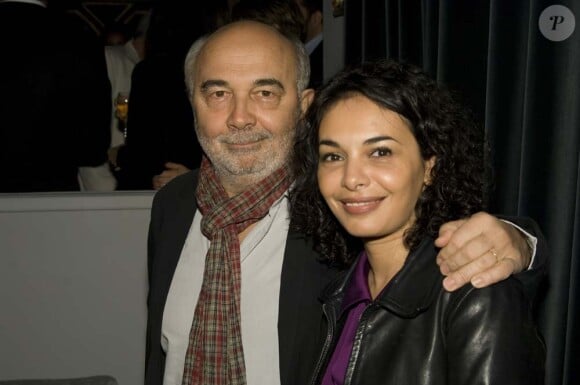 Gérard Jugnot et Saïda Jawad à l'inauguration du Jo's au Marrakech, le 28 janvier 2012.