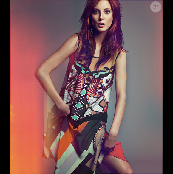 Eva Amurri habillée en Etro pour la campagne printemps 2012 de Neiman Marcus.