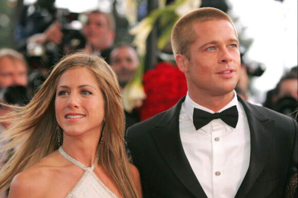 Jennifer Aniston et Brad Pitt, en mai 2004 à Cannes.