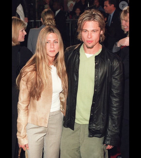 Jennifer Aniston et Brad Pitt, en mars 2000 à Los Angeles.