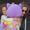 Gabriel Aubry et sa petite Nahla, le 8 février à Los Angeles