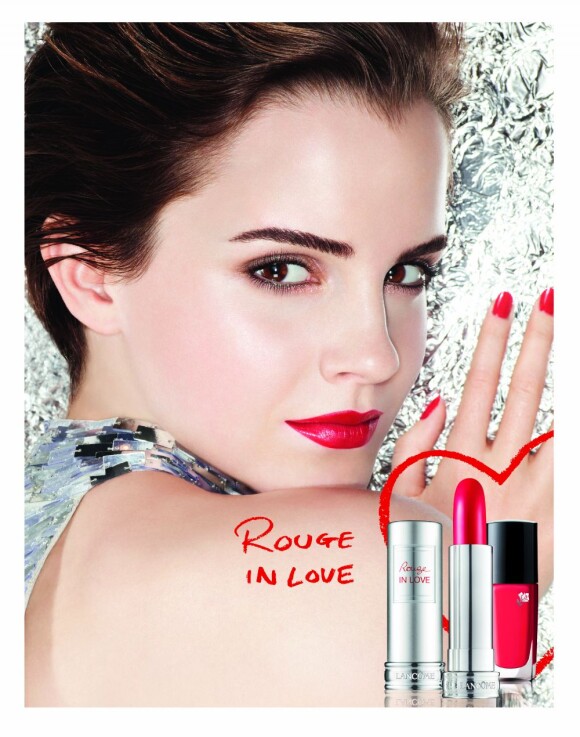 Emma Watson pour Rouge In Love de Lancôme