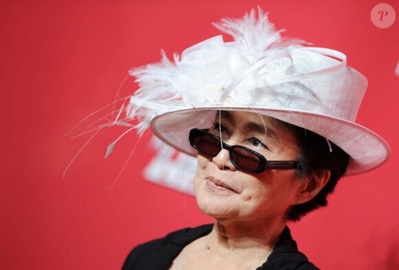 Yoko Ono au gala MusiCares qui honorait Paul McCartney à Los Angeles, le 10 février 2012.