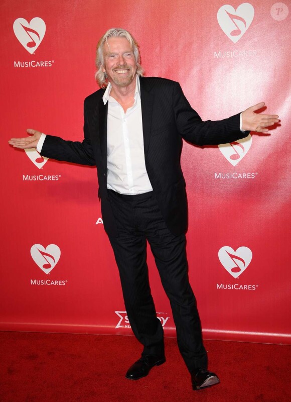Richard Branson au gala MusiCares qui honorait Paul McCartney à Los Angeles, le 10 février 2012.