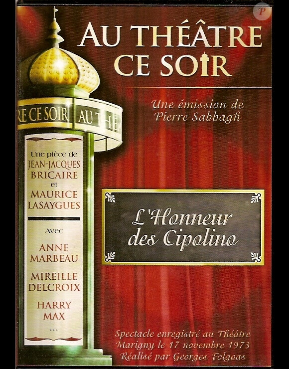 Jean-Jacques Bricaire était à l'origine de l'émission Au Théâtre ce Soir