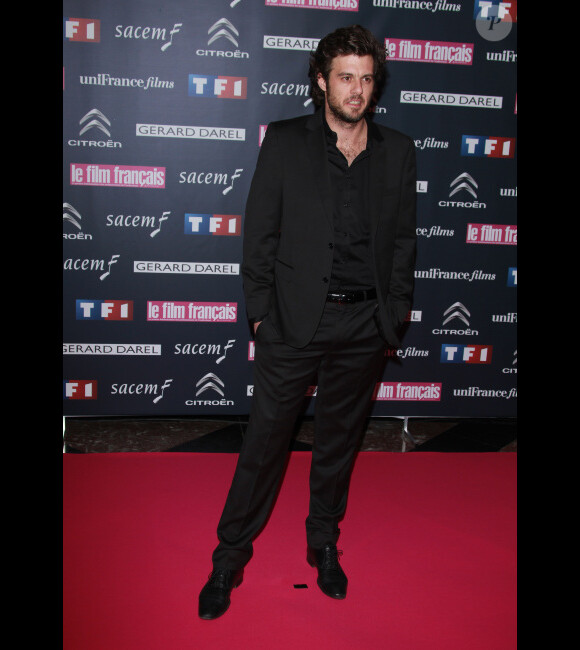 Lannick Gautry lors de la soirée de remise des Trophées du Film français à Paris le 14 février 2012