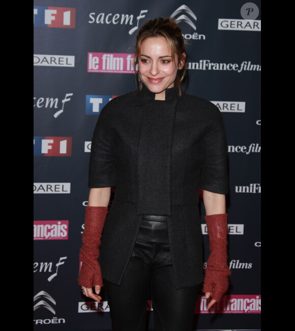 Audrey Dana lors de la soirée de remise des Trophées du Film français à Paris le 14 février 2012