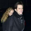 Jim Carrey, très amoureux, a partagé un dîner romantique avec sa charmante compagne, Anastasia Vitkina, le 14 février 2012 à New York