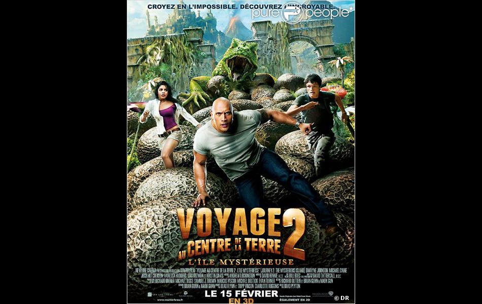 L Affiche Du Film Voyage Au Centre De La Terre 2 L Ile