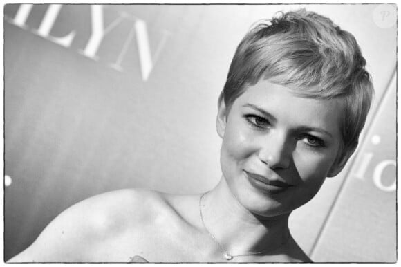 Michelle Williams présente My Week with Marilyn, à Paris le 15 février 2012.