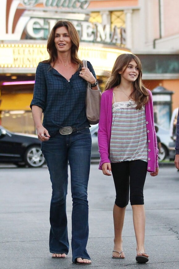 Cindy Crawford et sa fille Kaia