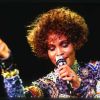 Whitney Houston en concert à Rotterdam, le 27 septembre 1991.