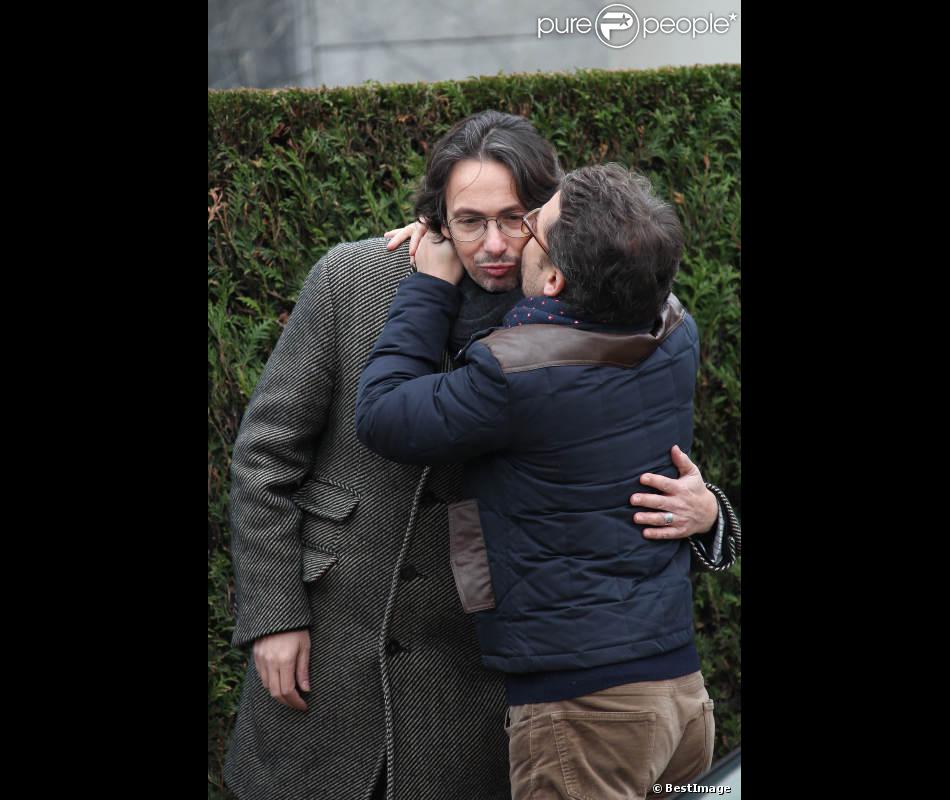 Florian Gazan Lors Des Obseques De Jean Pierre Spiero En L Eglise