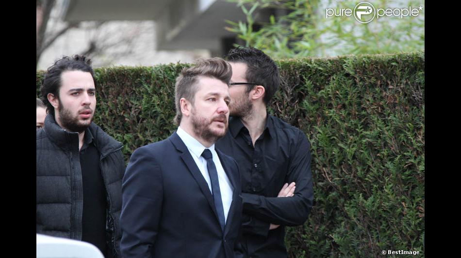 Bruno Guillon Lors Des Obseques De Jean Pierre Spiero En L Eglise