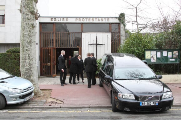 Les obsèques de Jean-Pierre Spiero en l'église protestante de Saint-Maur-des-Fossés, vendredi 17 février 2012