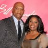 Samuel L. Jackson et son épouse lors de la soirée dédiée à Mohamed Ali à Las Vegas le 18 février 2012