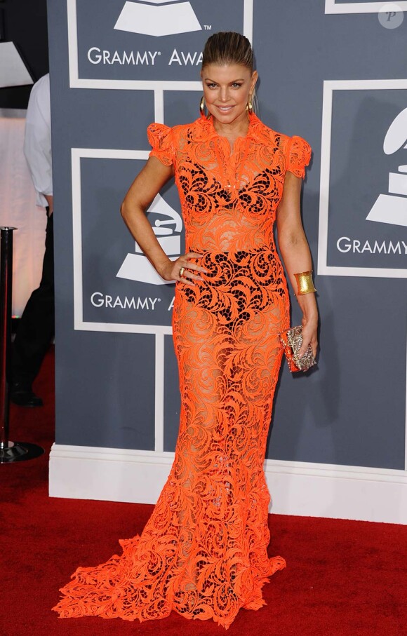 Fergie aux Grammy Awards, à Los Angeles, le 12 février 2012.