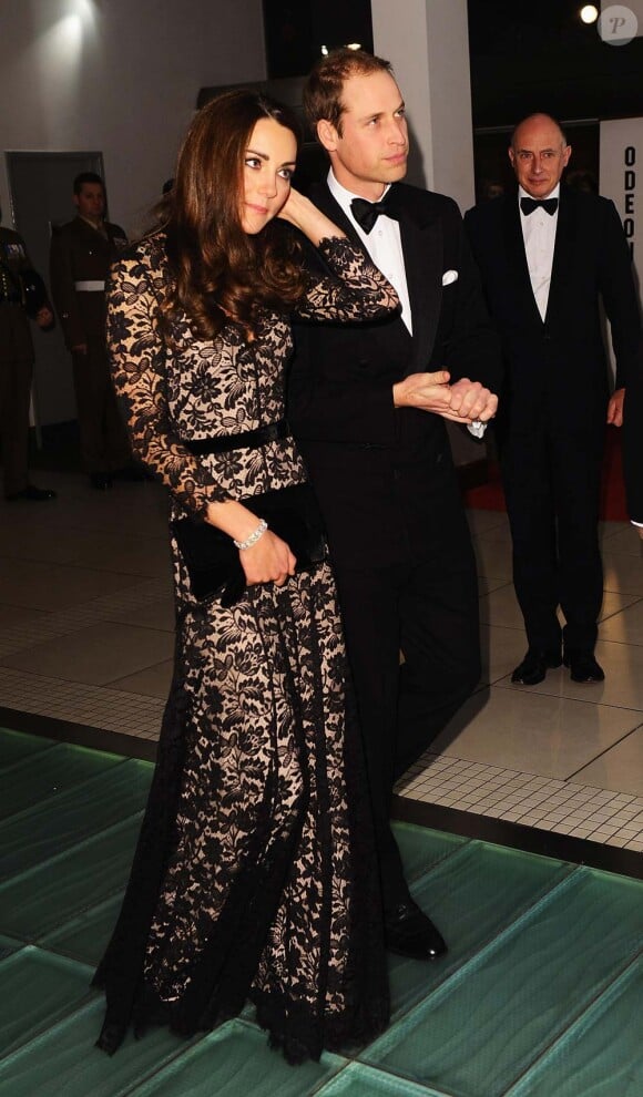 Kate Middleton et William à Londres, le 8 janvier 2012.