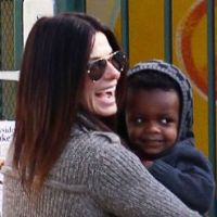 Sandra Bullock : Fou rire avec son adorable Louis